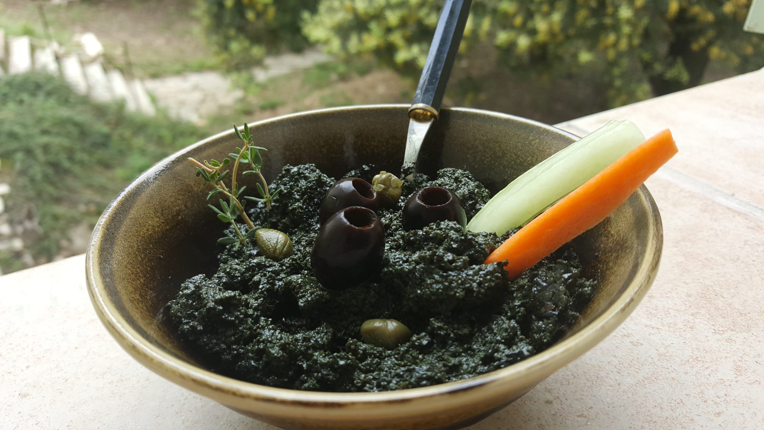 You are currently viewing Tapenade à la spiruline